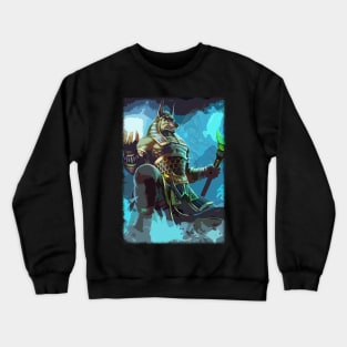 Anubis Lord of the Necropolis Crewneck Sweatshirt